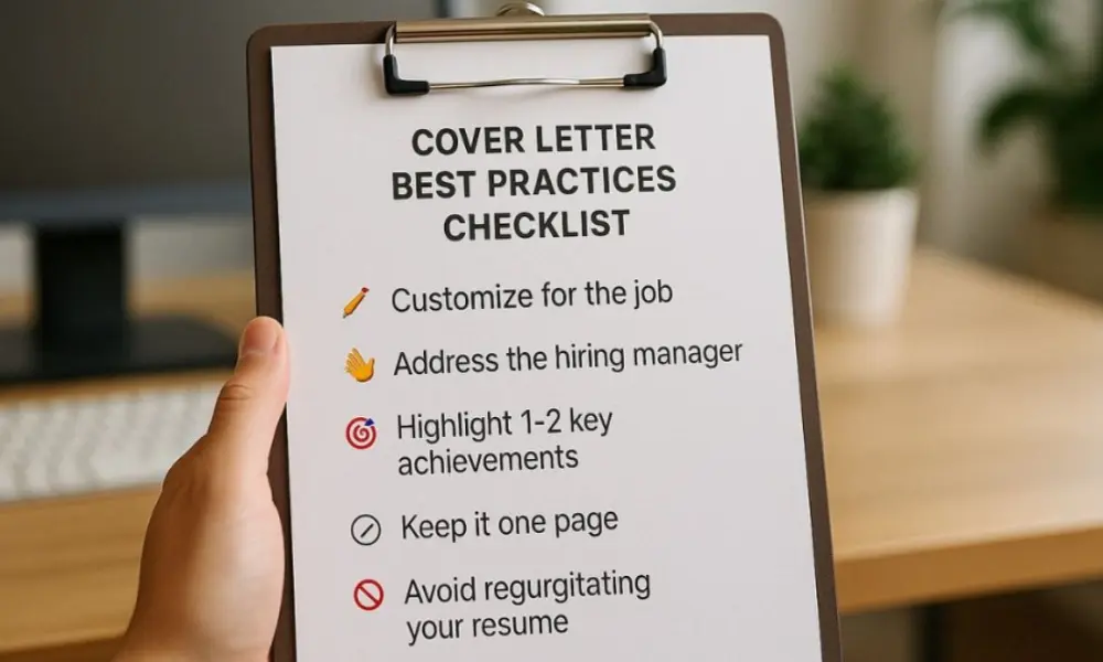 Practical Tips for Writing a Cover Letter