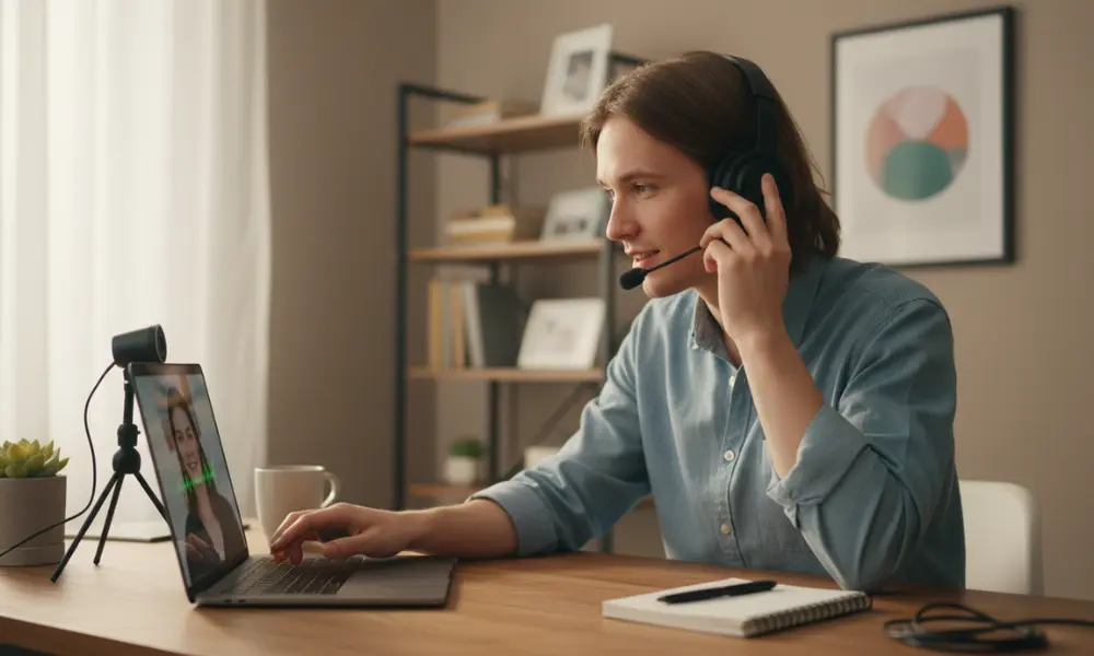 Preparing for a remote interview setup