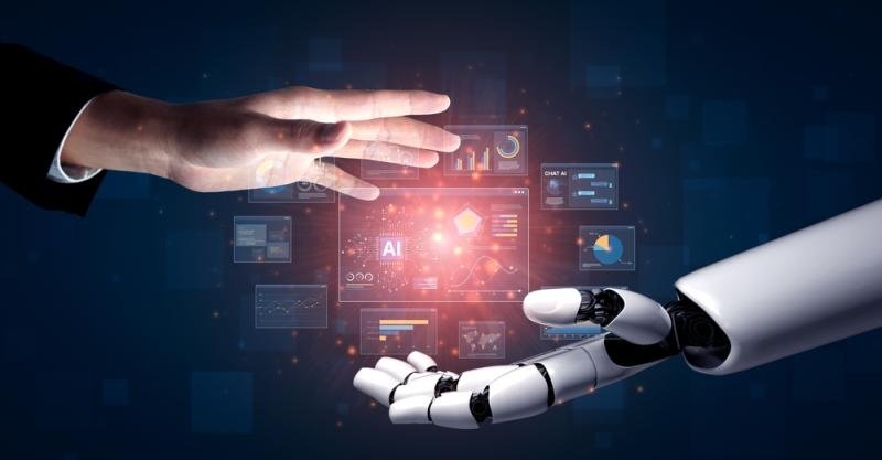 A modern tech entrepreneur using predictive AI analytics tools to track global metrics and build wealth, via Marianoiduba.